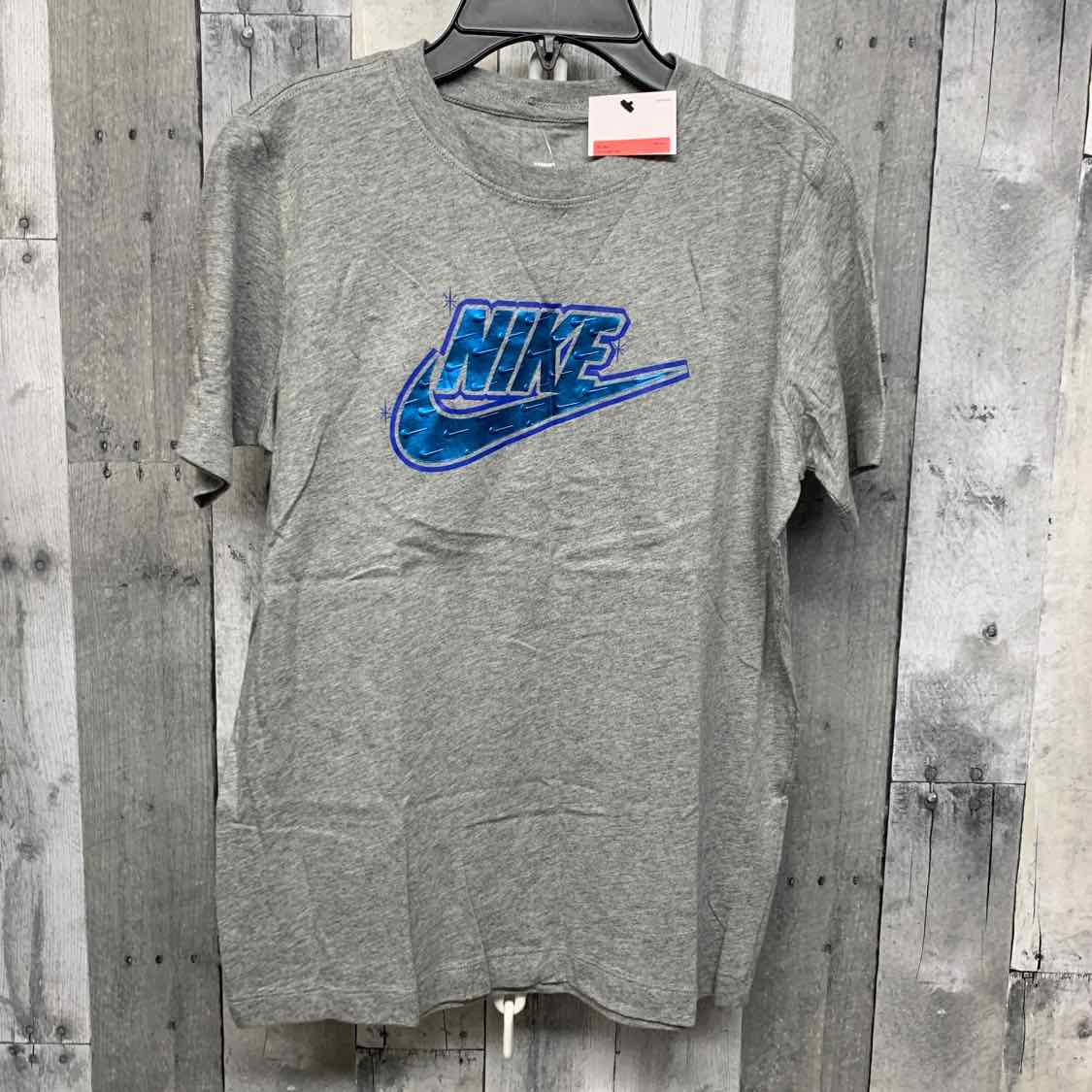 Size Large Gray Graphic Sport Brand T Shirt