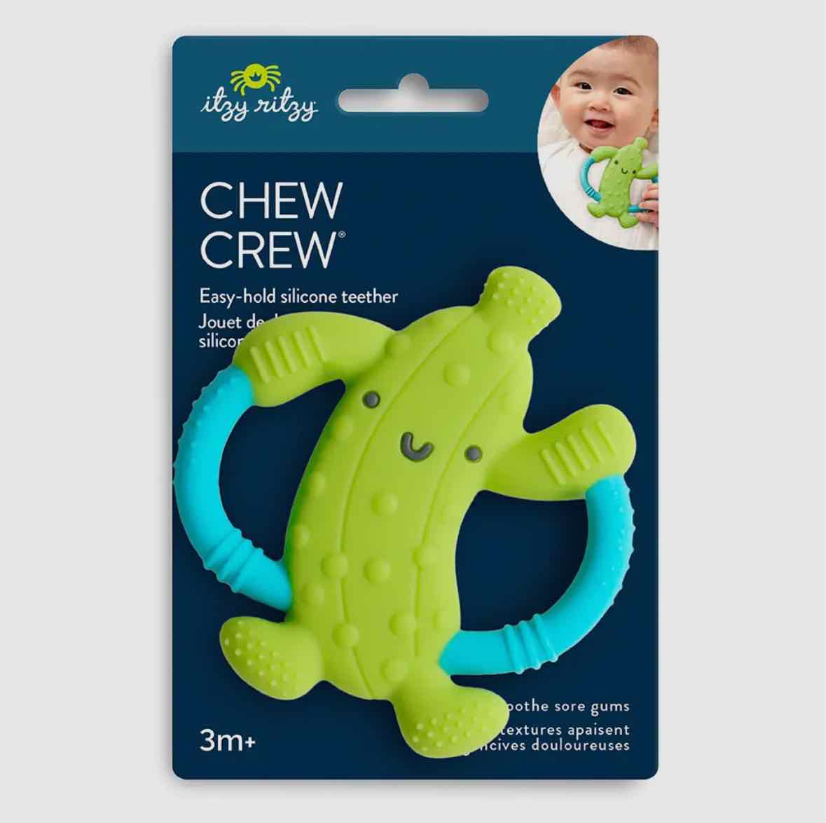 Itzy Ritzy Chew Crew Silicone Teether - More Options - OodlesCB