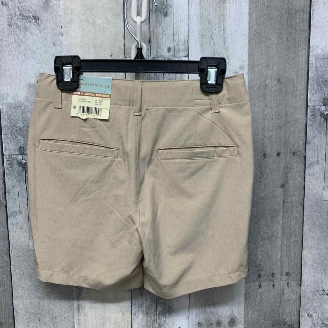 Size 8 Tan Class Club Shorts