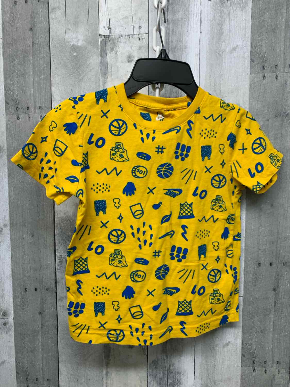 Size 6 Yellow/Blue Sport Brand T Shirt