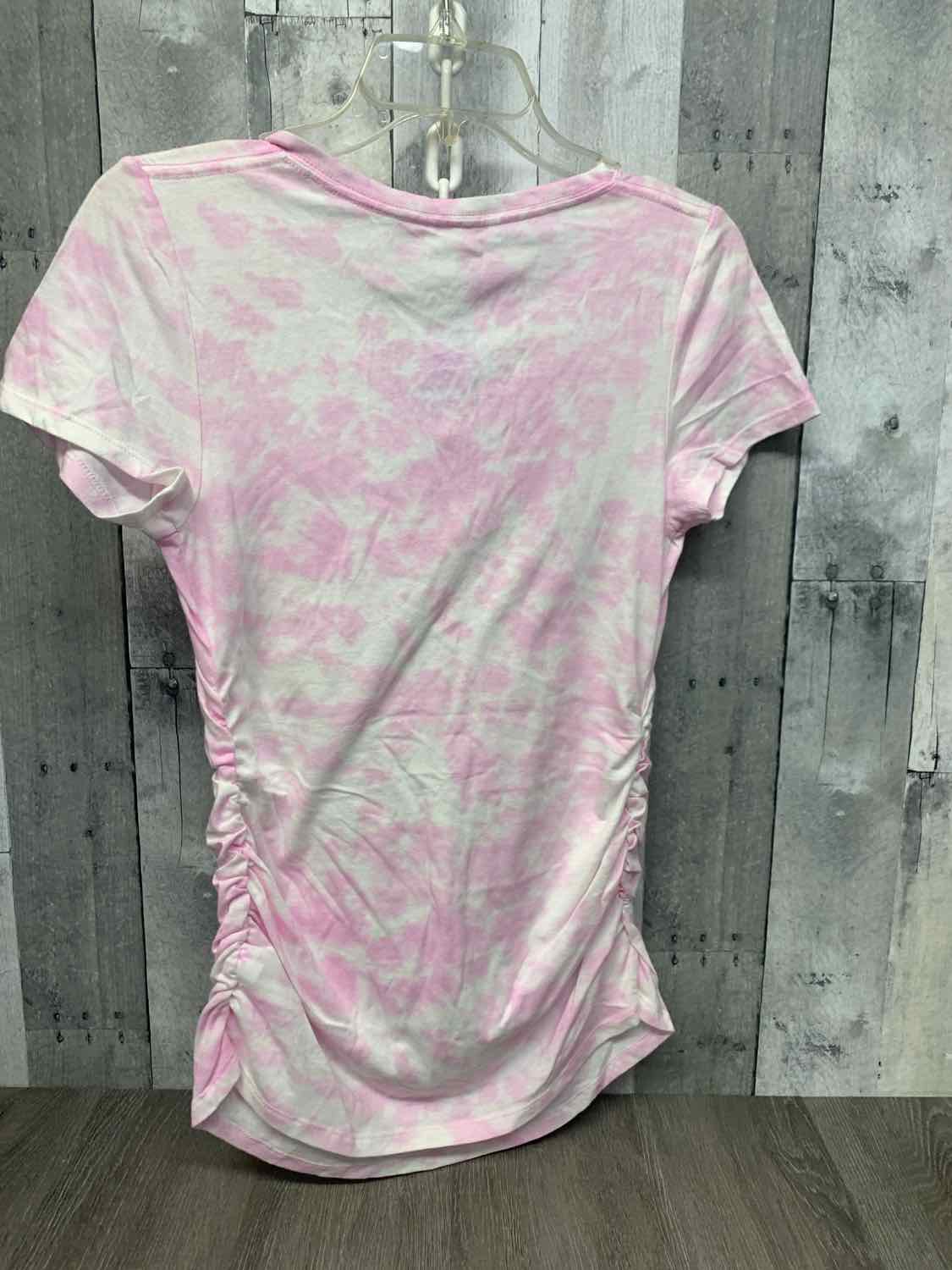 Size S Pink/White Isabel Maternity T Shirt