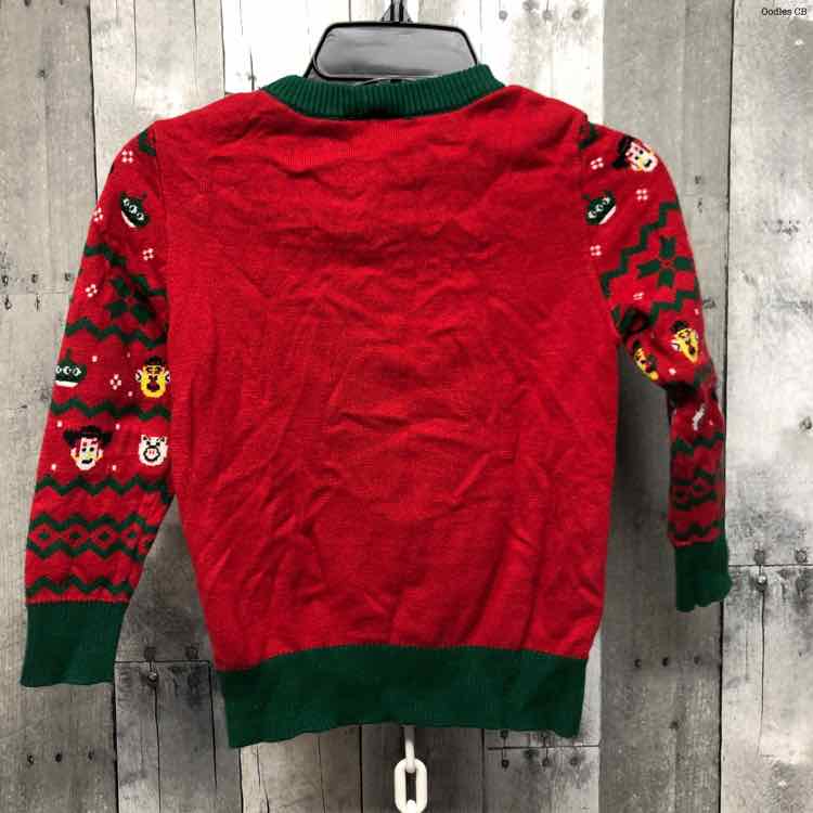 Size 4 Red Graphic Disney Sweater