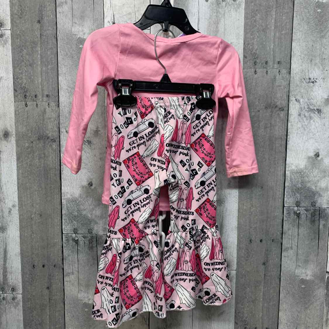 Size 12-18 Months Pink/Black Boutique Brand Shirt/Pants