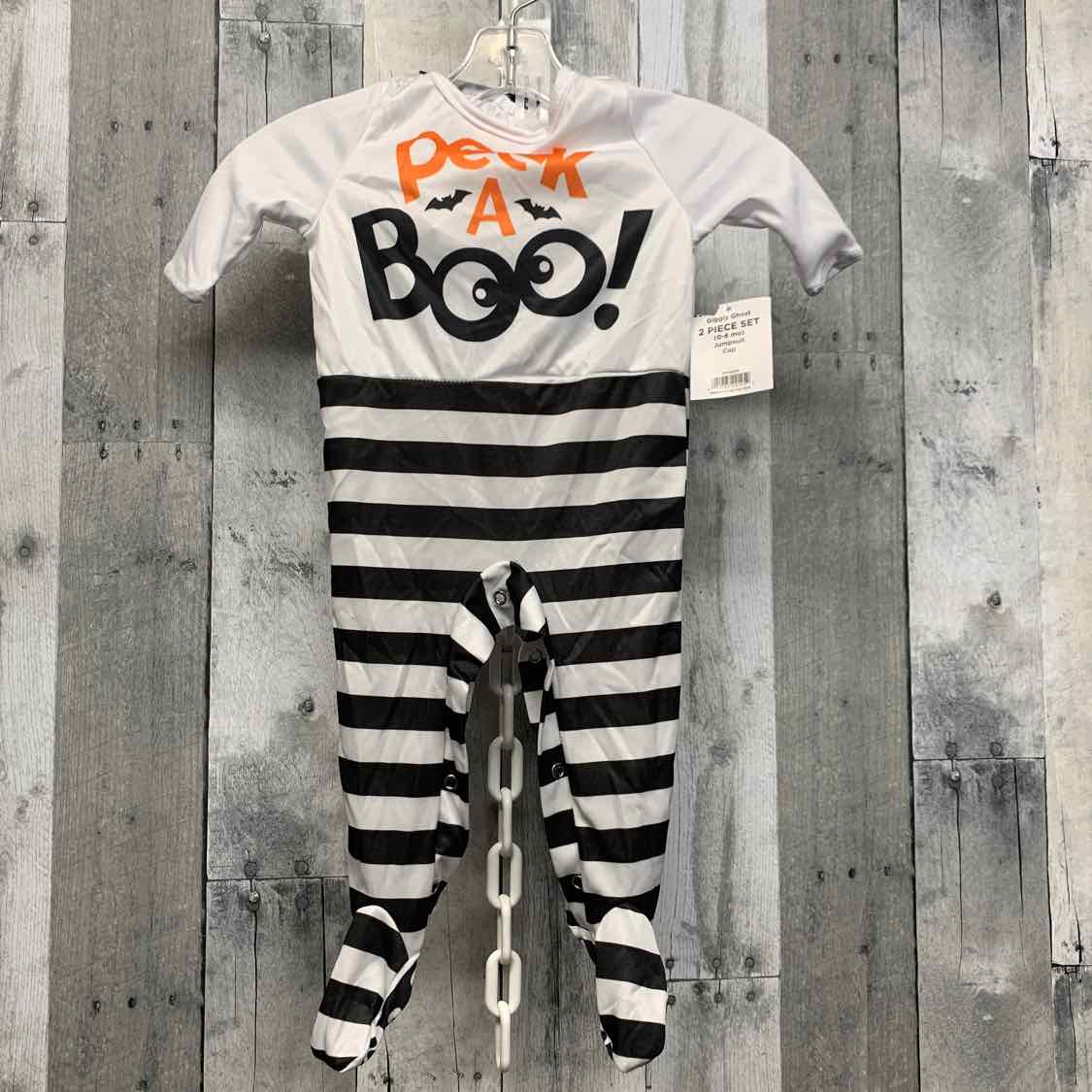 Generic White/Black Size 0-6 Months Halloween Costume - Little Kid