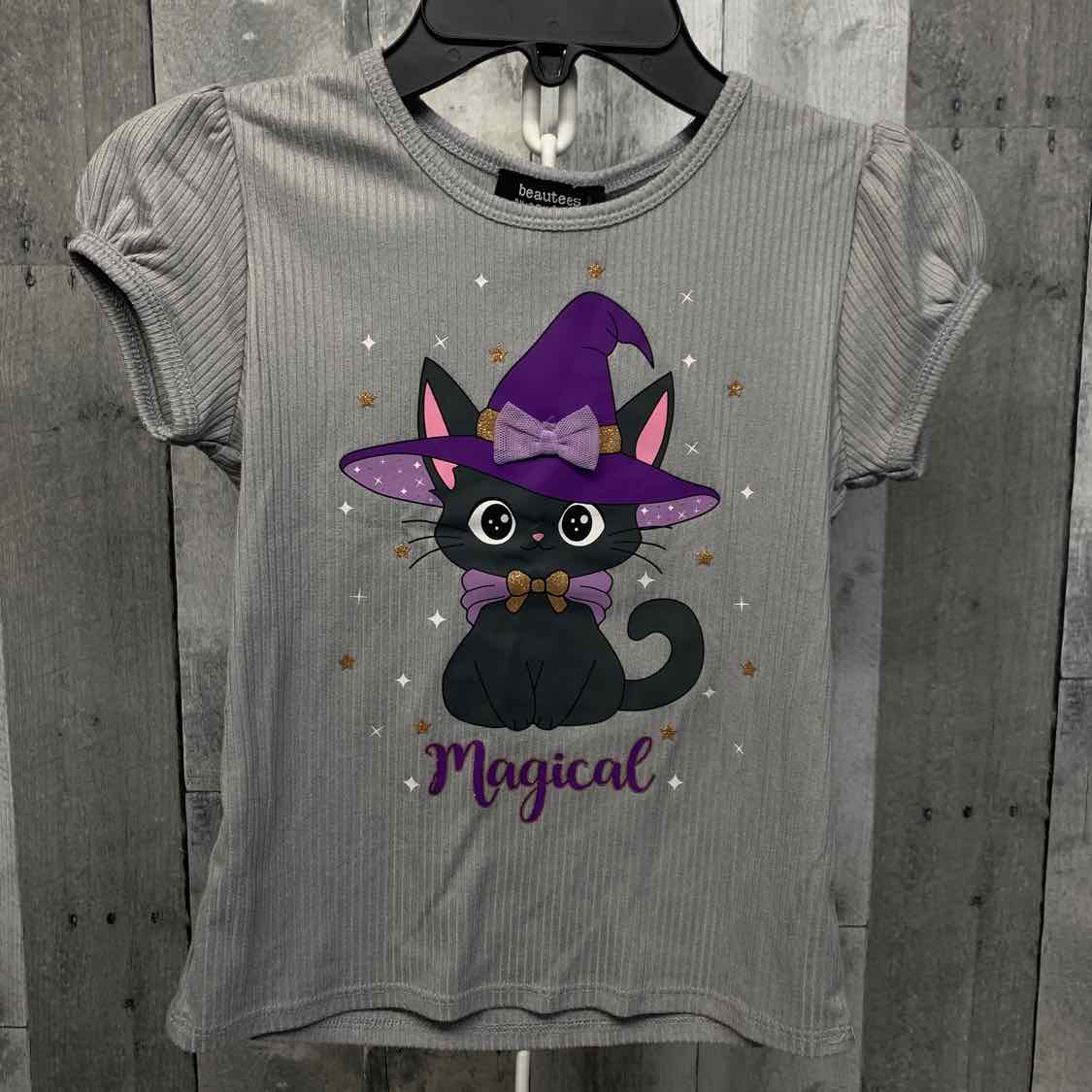 Size 6 Gray Graphic Beautees T Shirt