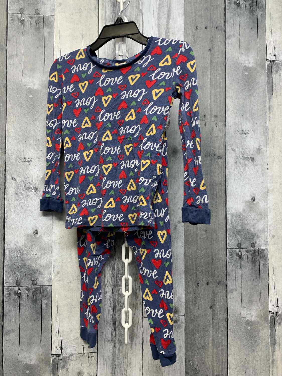 Size 3T Navy Print Mid Brand 2pc PJs