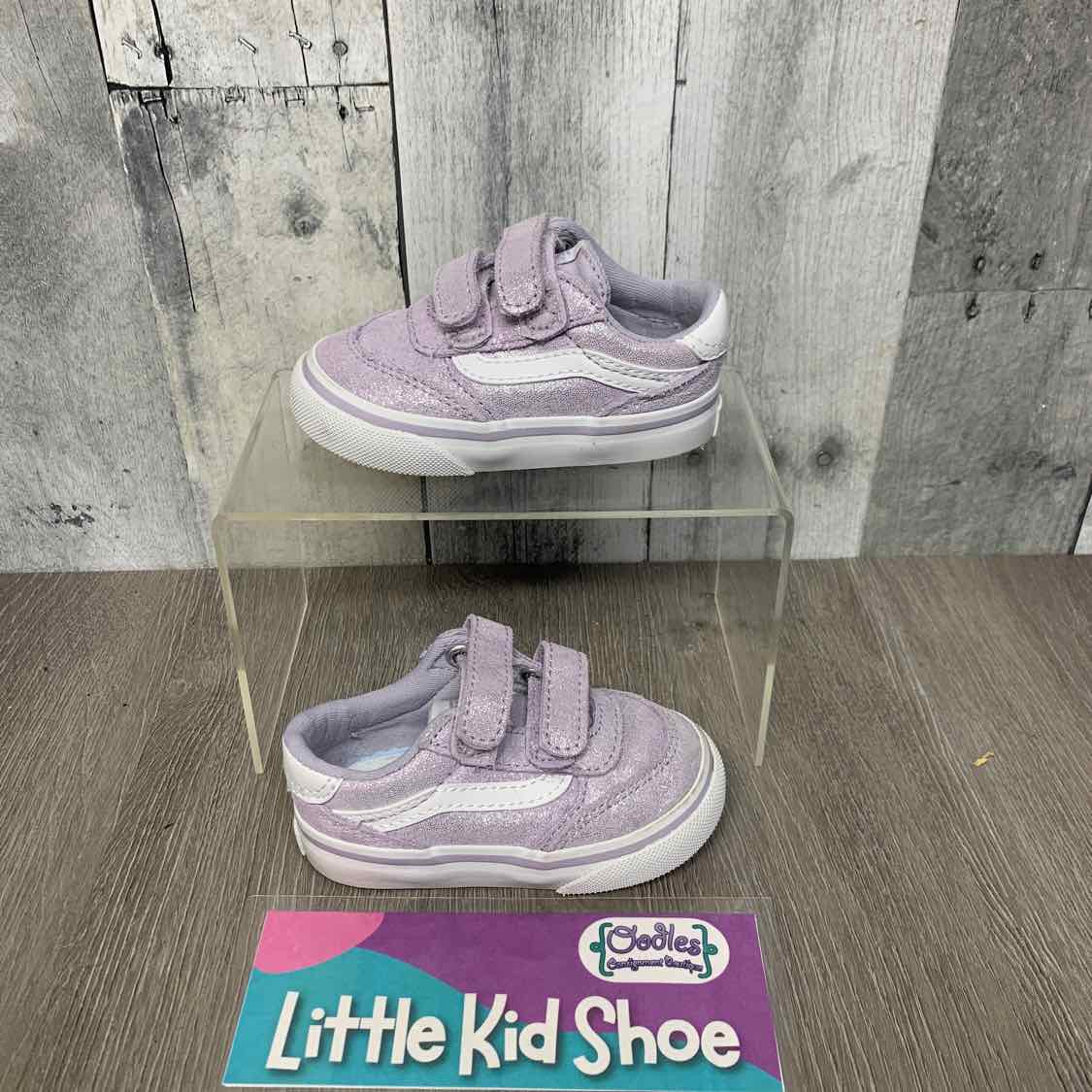 Size 5 Purple/White Vans Sneakers
