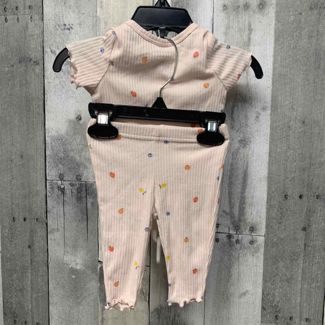 Size 3 Months Pink Graphic Just One You Shirt/Pants