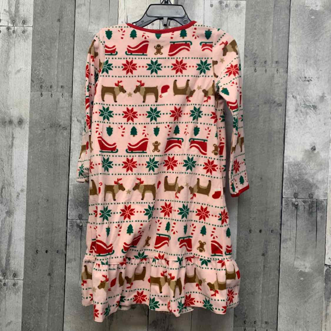 Size 3T Pink/Red Carter's Nightgown