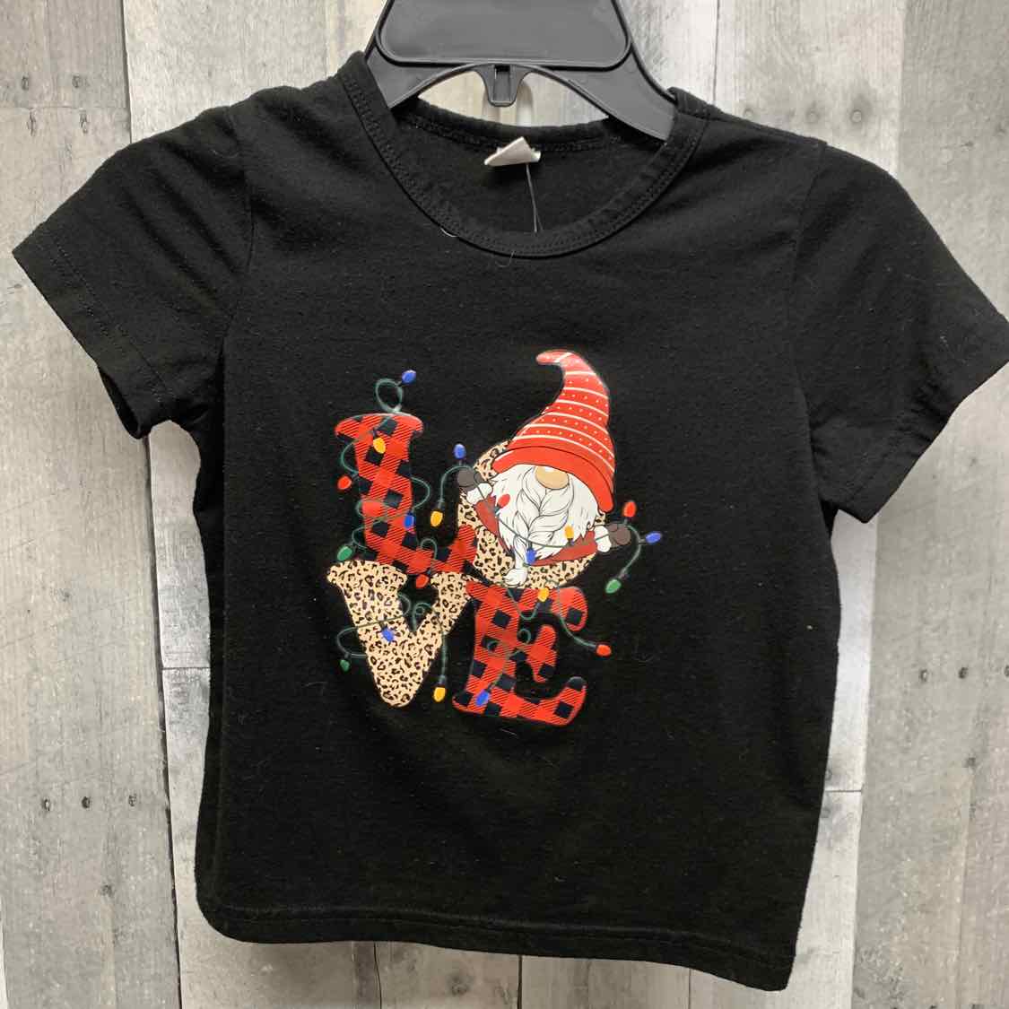 Size 5 Black Graphic Shein T Shirt