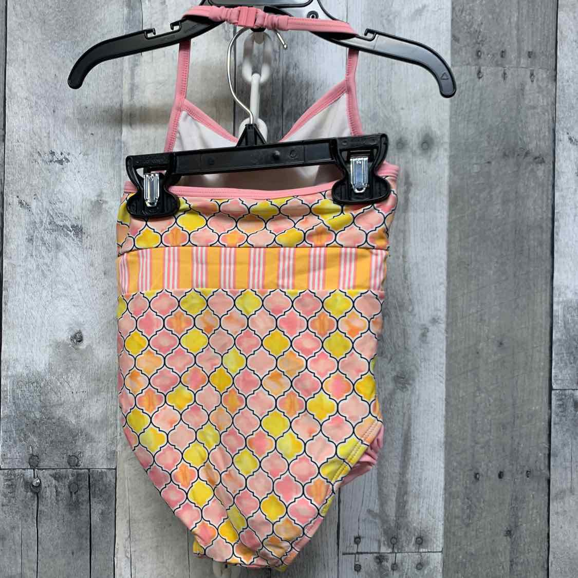 Size 3T Pink Print Tommy Bahama Swim Suit - 1pc