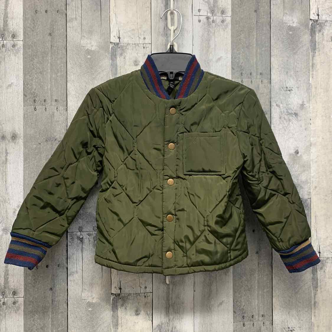 Size 4/5 Olive/Blue Art Class Heavy Jacket