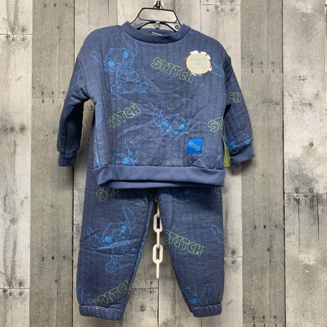 Size 2T Blue Print Disney Sweats - 2pc