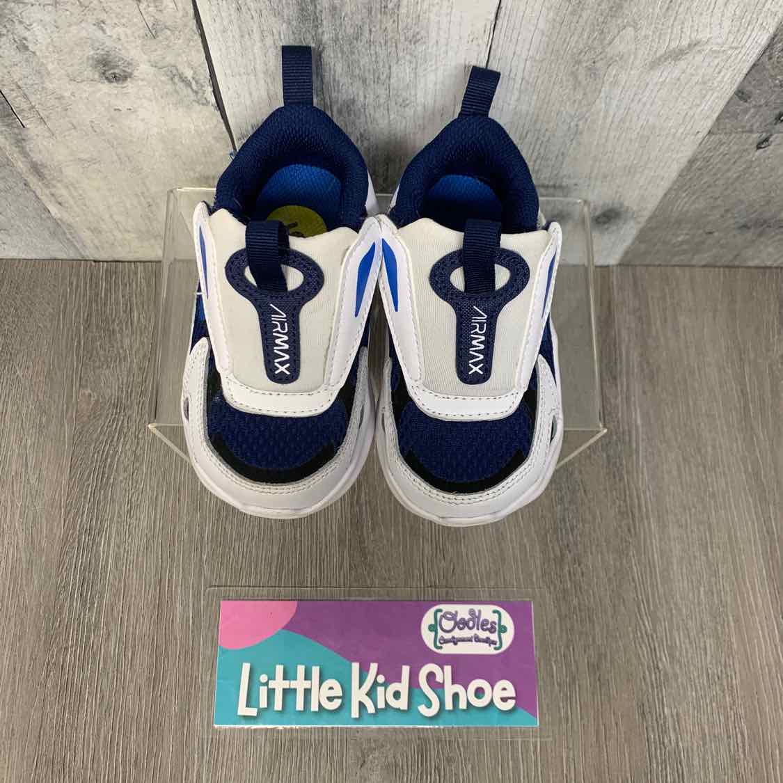 Size 5 White/Blue Sport Brand Sneakers
