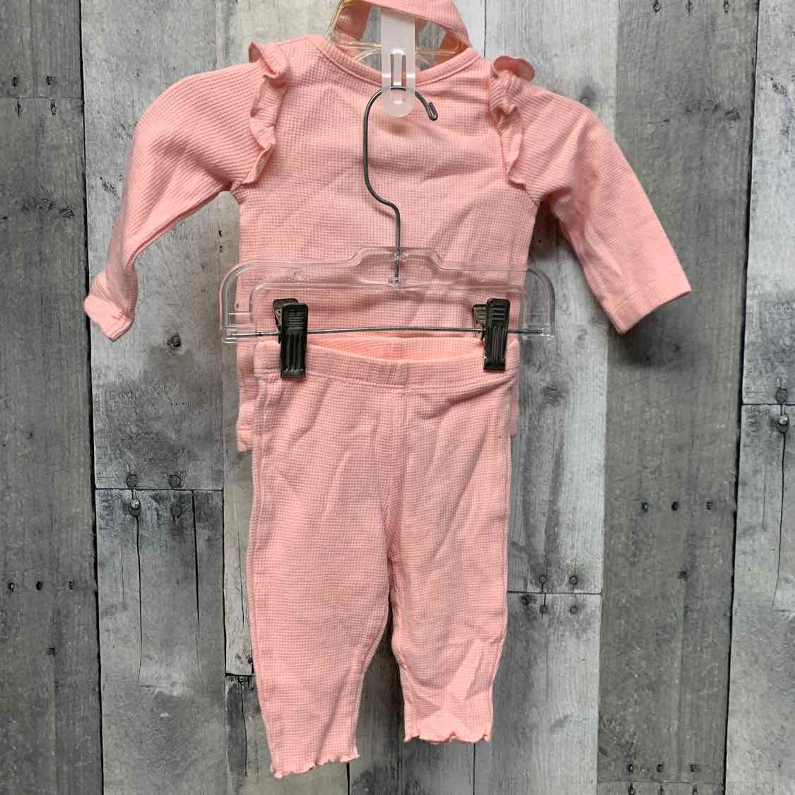 Size 3 Months Pink Carter's Shirt/Pants