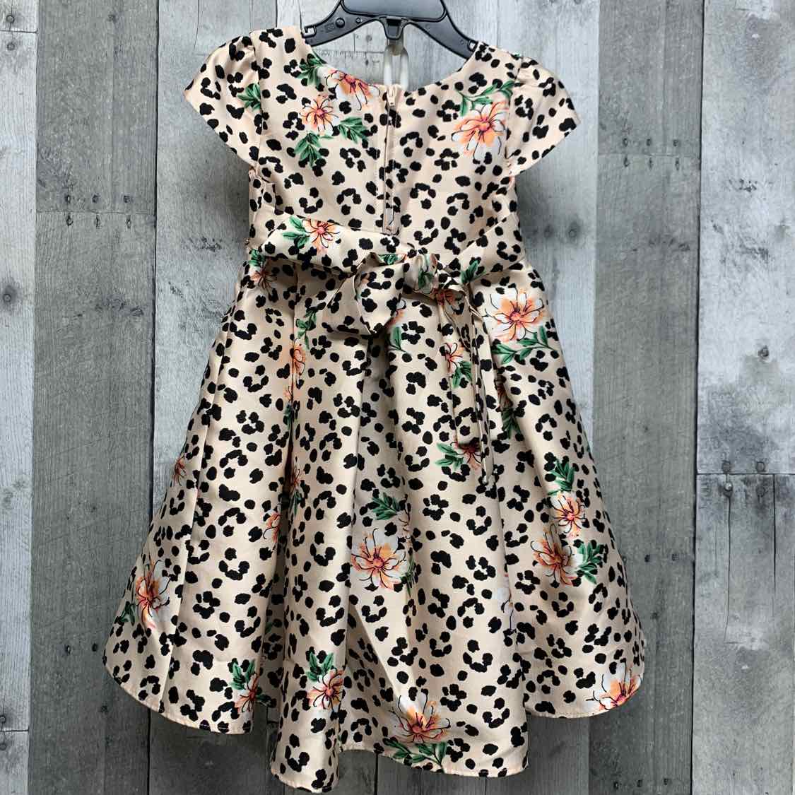 Size 2T Pink Animal Print Rare Editions Dress - Party