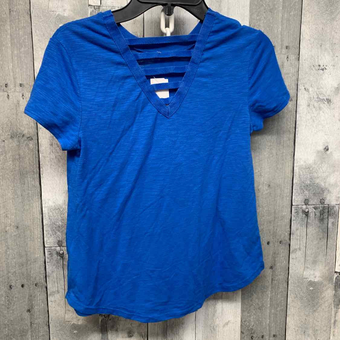Size 8 Blue Graphic Justice T Shirt
