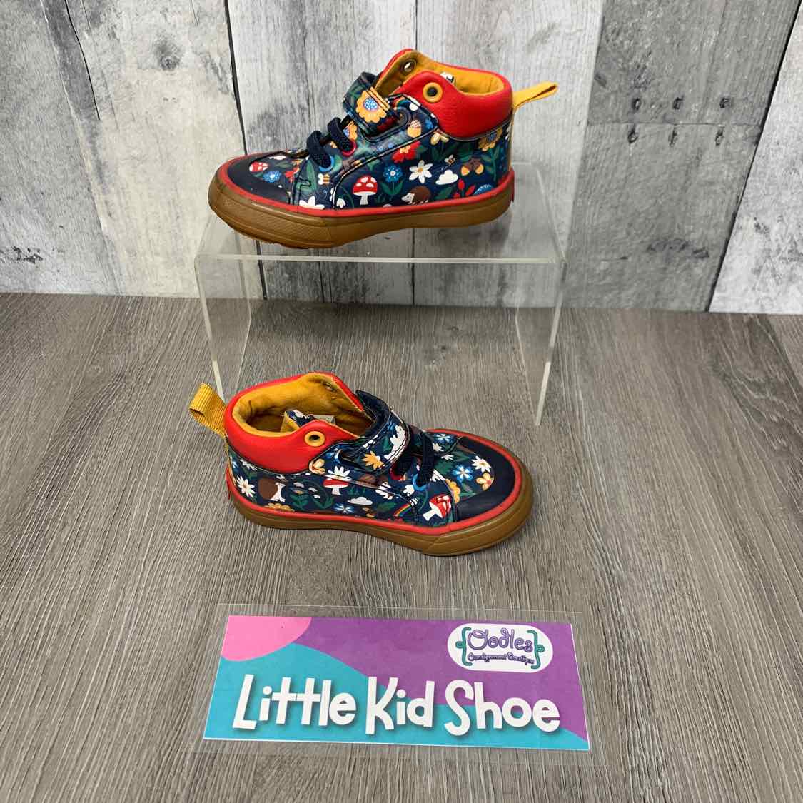 Size 5 Navy Print Name Brand Boots