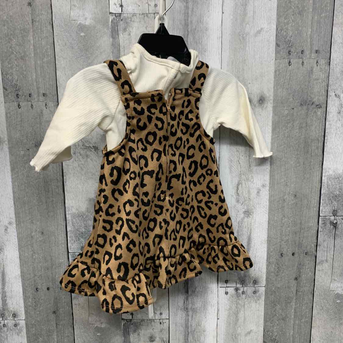Size 6-9 Months Ivory/Tan Rare Editions Shirt/Jumper