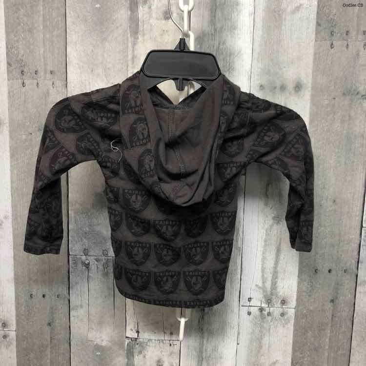 Size 12 Months Gray/Black NFL Long Sleeve Shirt