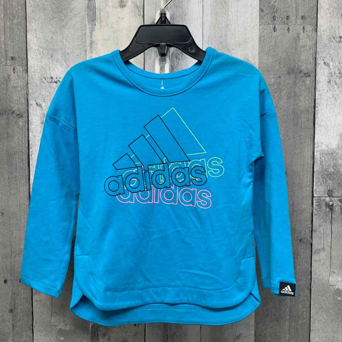 Size 2T Blue/Pink Sport Brand Long Sleeve Shirt