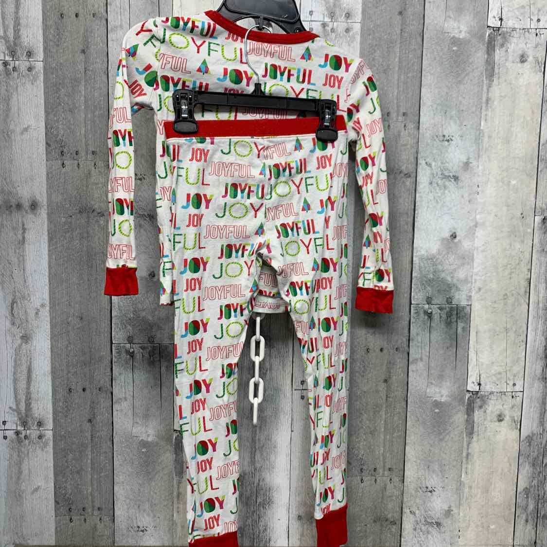 Size 6 White/Red Holiday Brands 2pc PJs