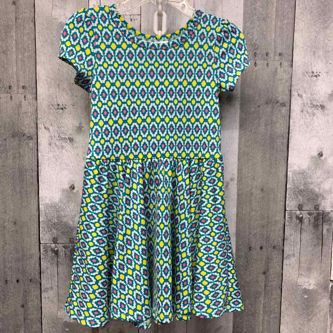 Size 2T Teal/White Dot Dot Smile Dress