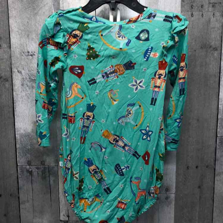 Size 2T Green Print Posh Peanut Romper