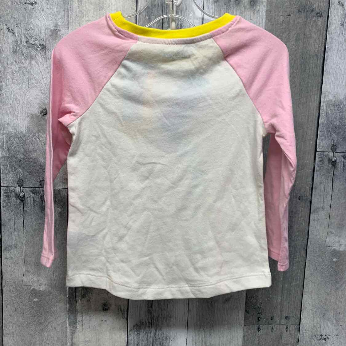 Size 2T White/Pink Cat & Jack Long Sleeve Shirt