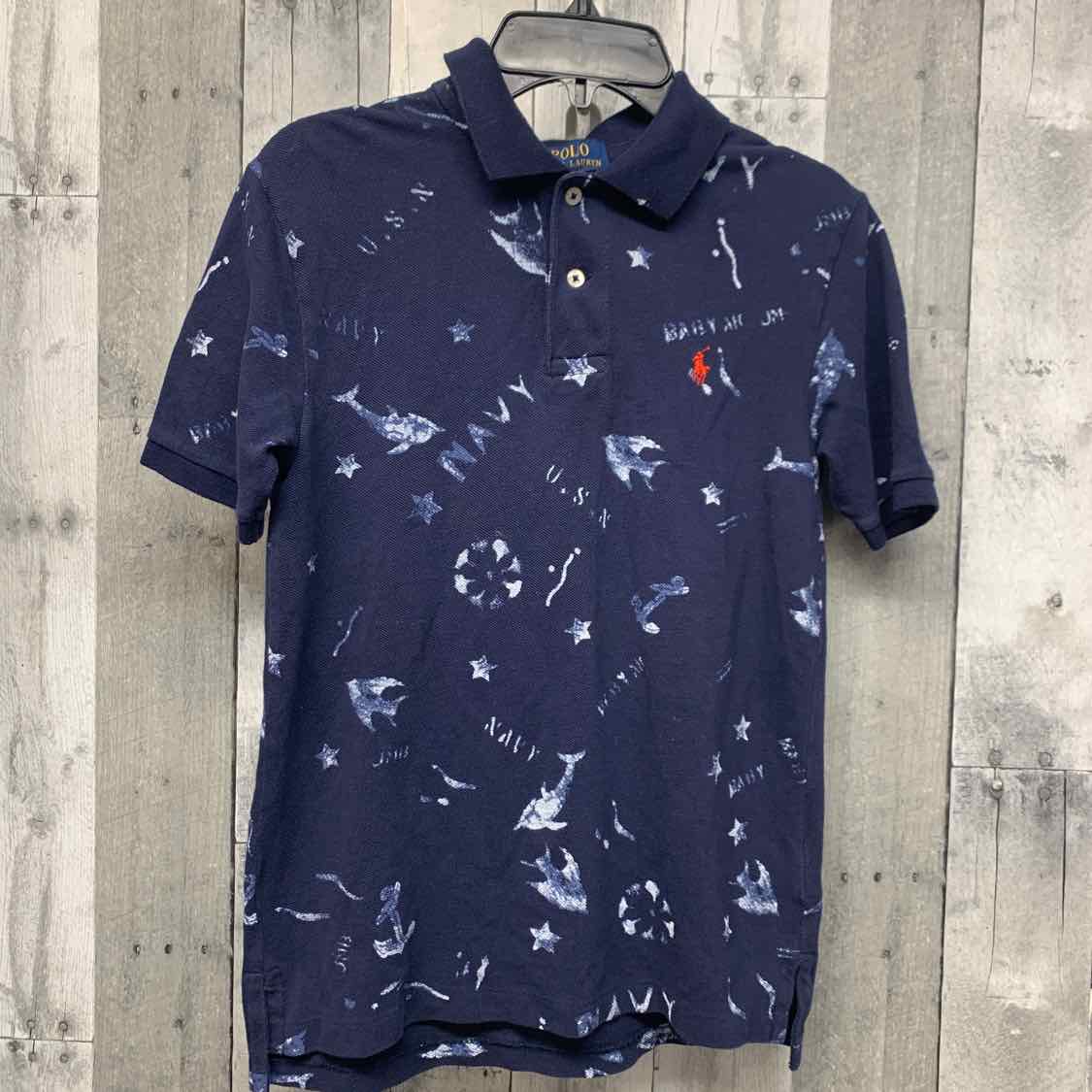 Size Medium Navy Graphic Ralph Lauren Polo