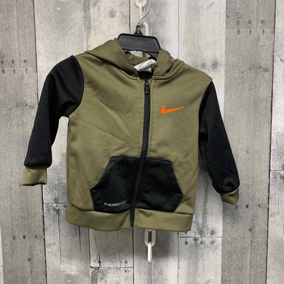 Size 12 Months Olive/Black Sport Brand Light Jacket