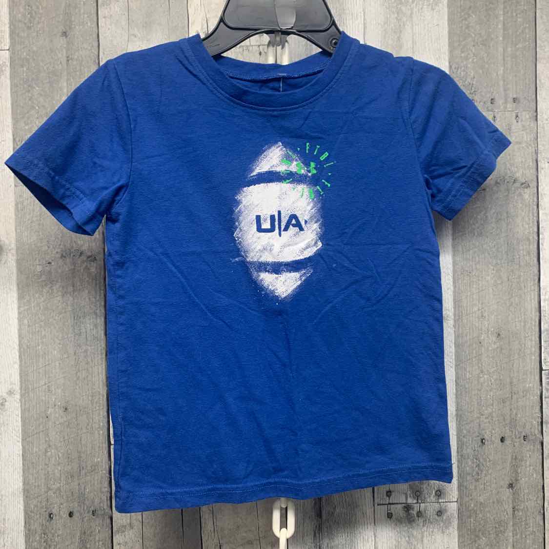 Size 6 Blue Graphic Sport Brand T Shirt