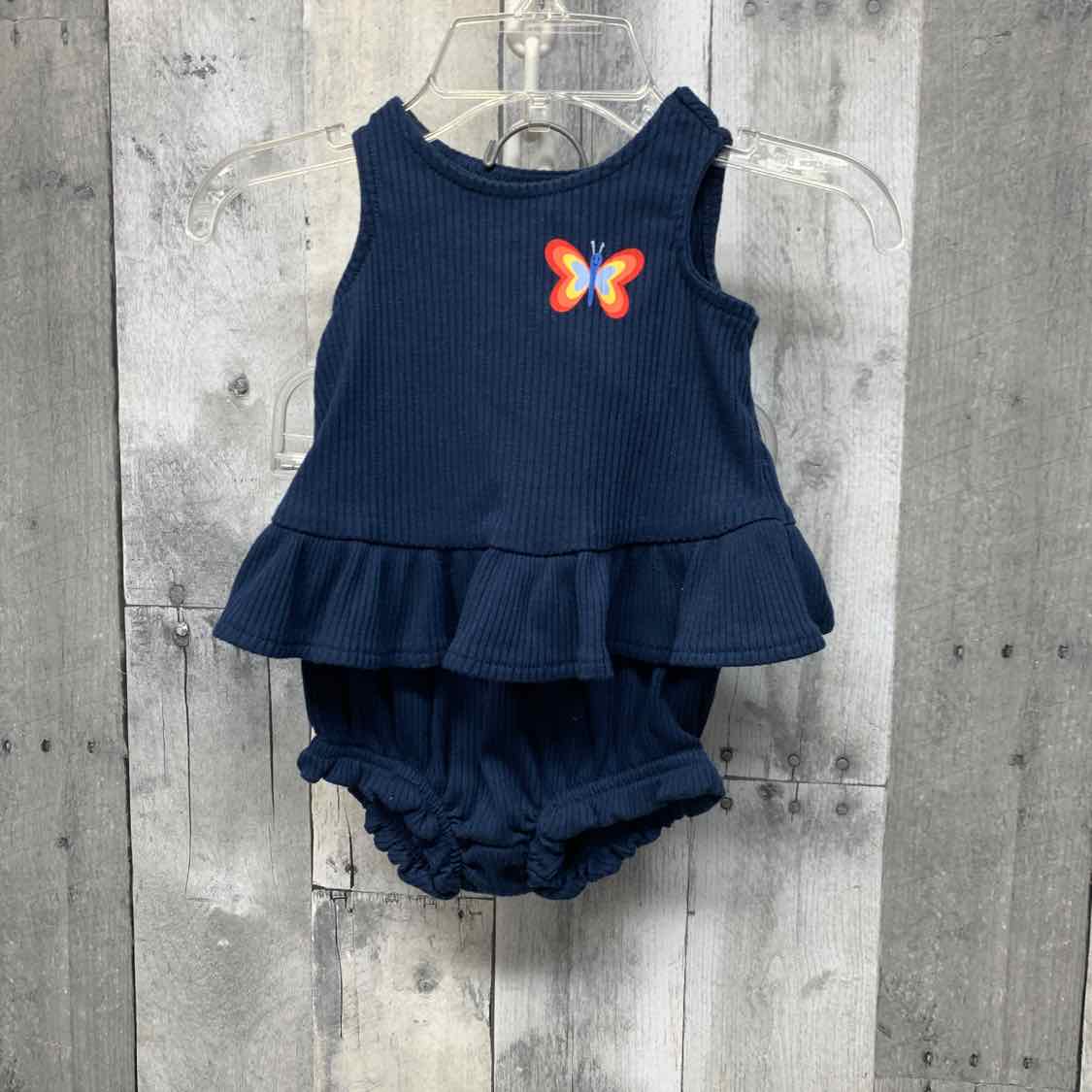 Size 3-6 Months Navy Old Navy Shirt/Shorts