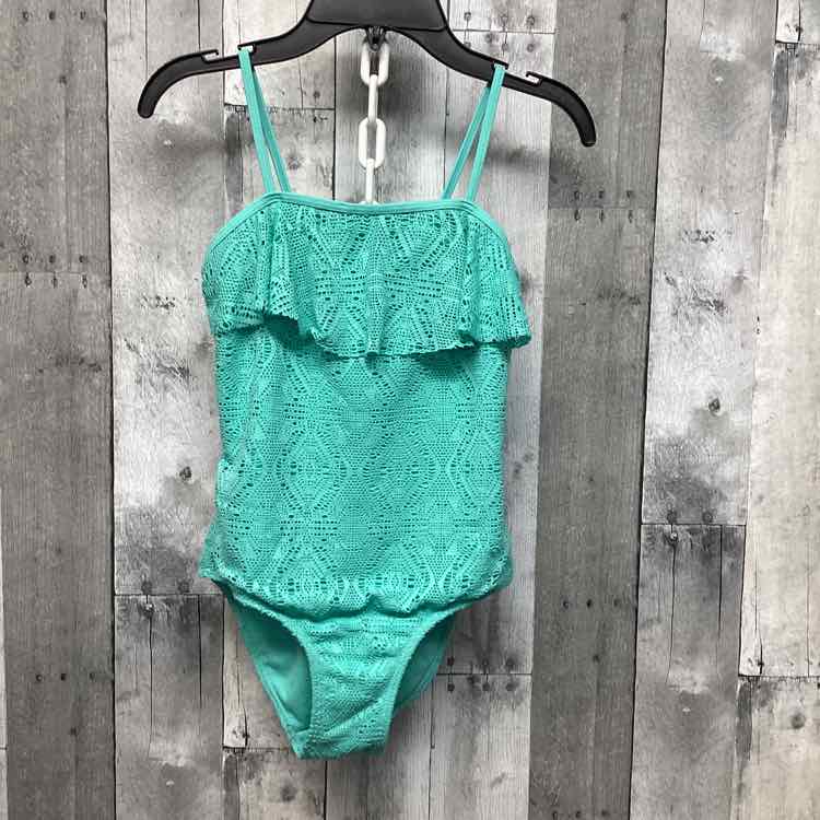 Size 12 Mint Justice Swim Suit - 1pc - OodlesCB