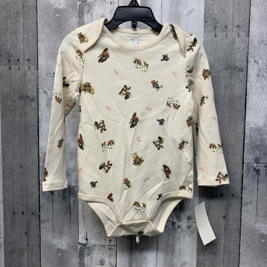 Size 24 Months Ivory Ralph Lauren Bodysuit