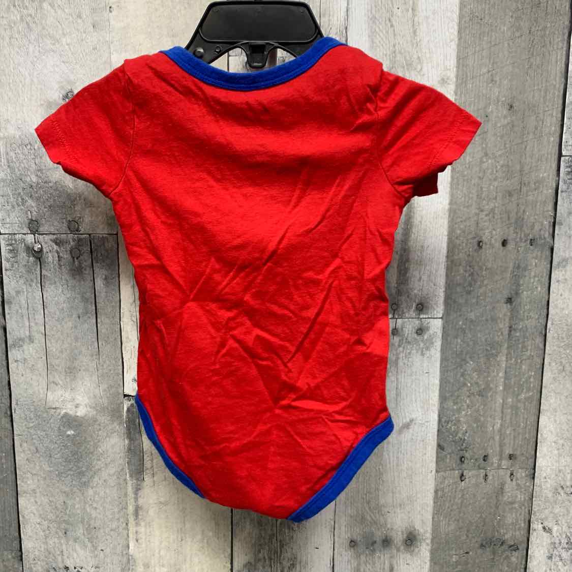 Size 9 Months Red/Blue Sport Brand Bodysuit - OodlesCB