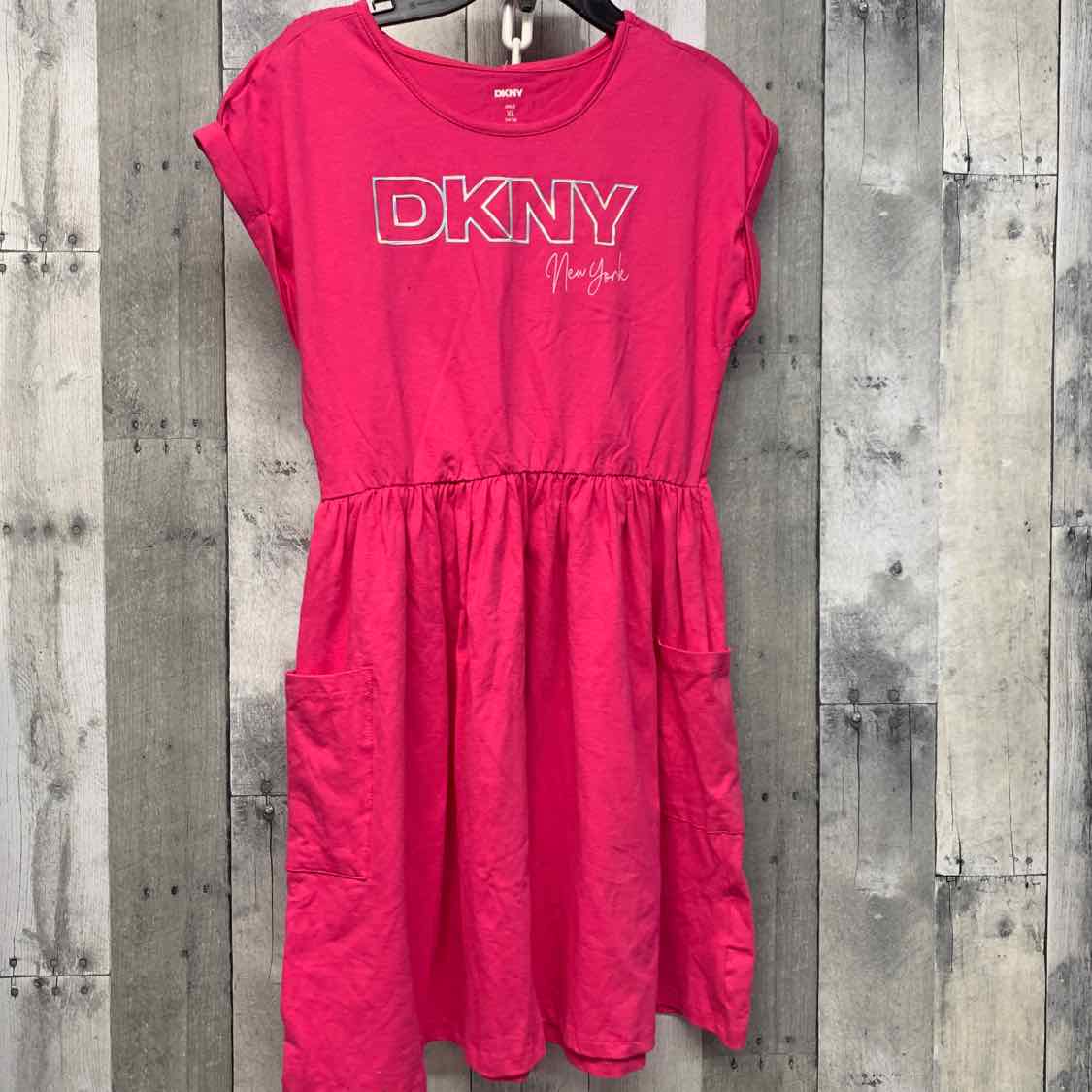 Size XLarge Hot Pink DKNY Dress - Knit