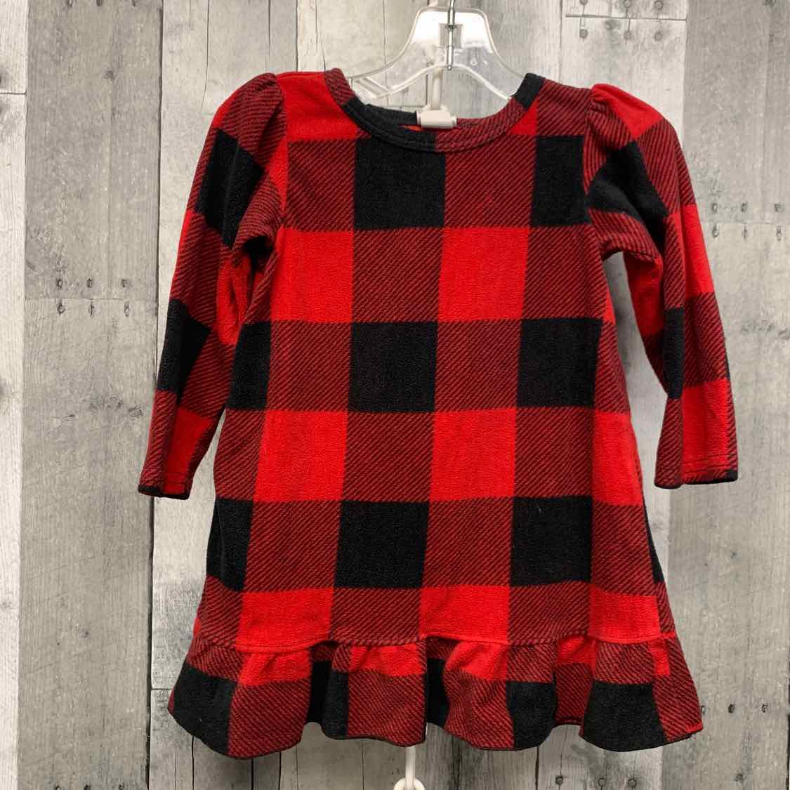 Size 18-24 Months Red Plaid Children's Place Nightgown