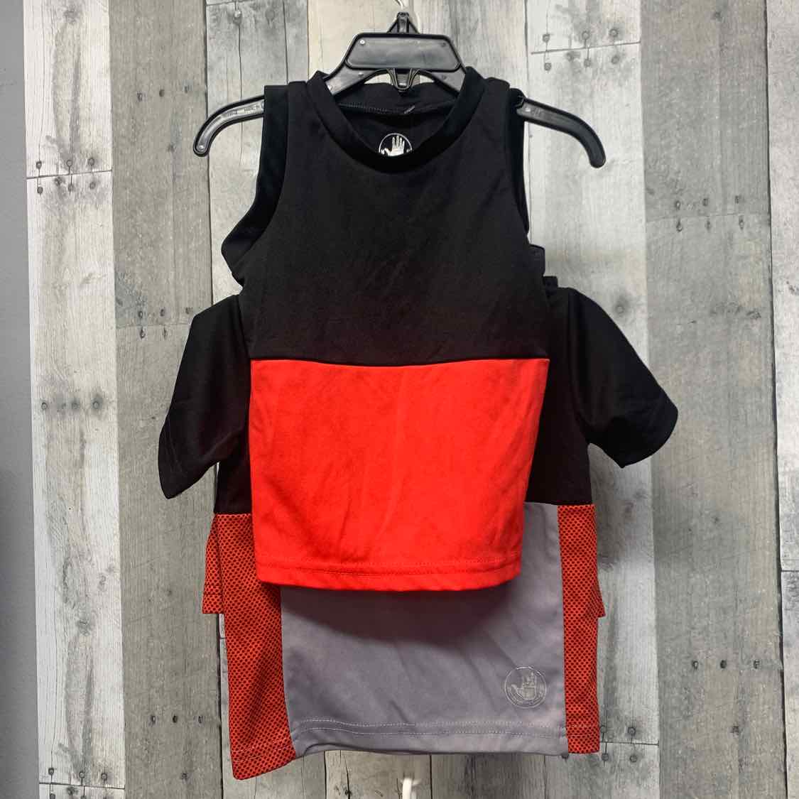 Size 12 Months Black/Red Body Glove Shirt/Shorts