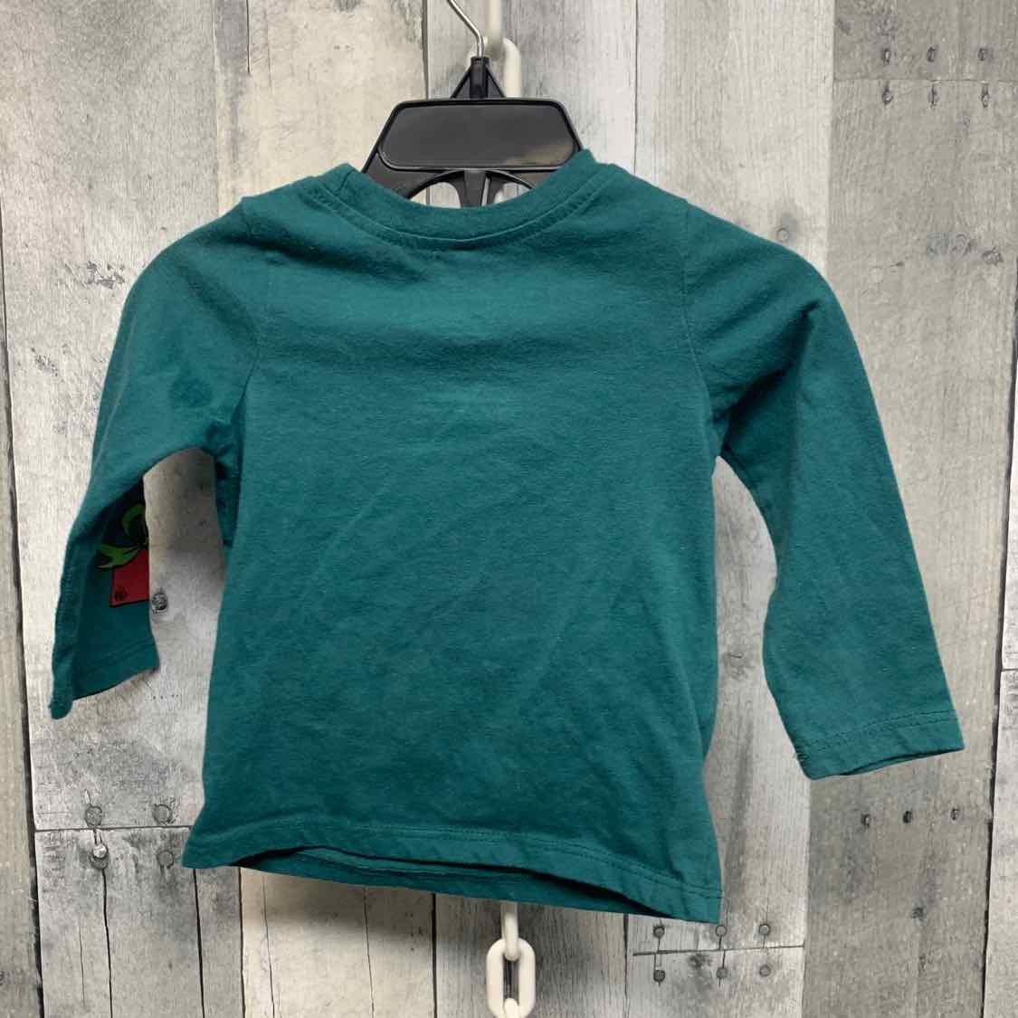 Size 12 Months Green Print Dr Seuss Long Sleeve Shirt