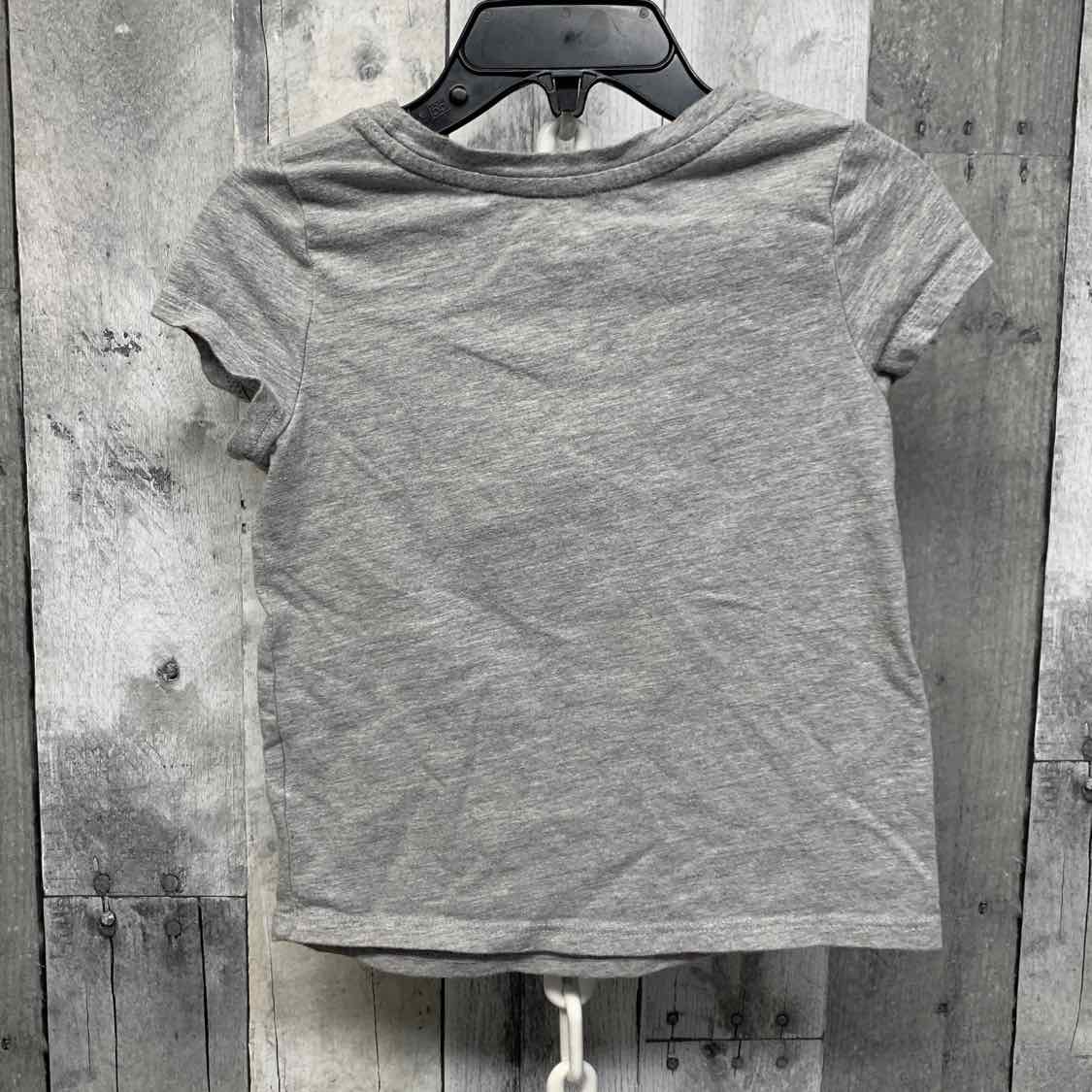 Size 2T Gray Graphic Cat & Jack T Shirt