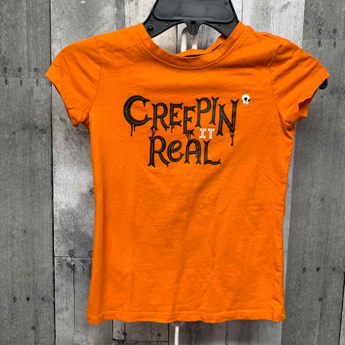 Size 4/5 Orange Graphic Cat & Jack T Shirt