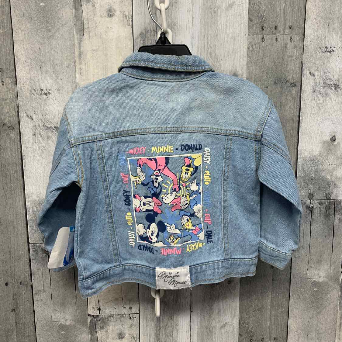 Size 2T Denim Graphic Disney Light Jacket