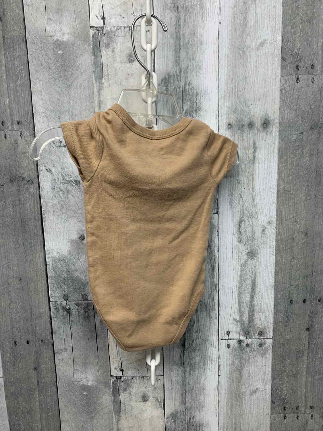 Size 6 Months Tan Sport Brand Bodysuit