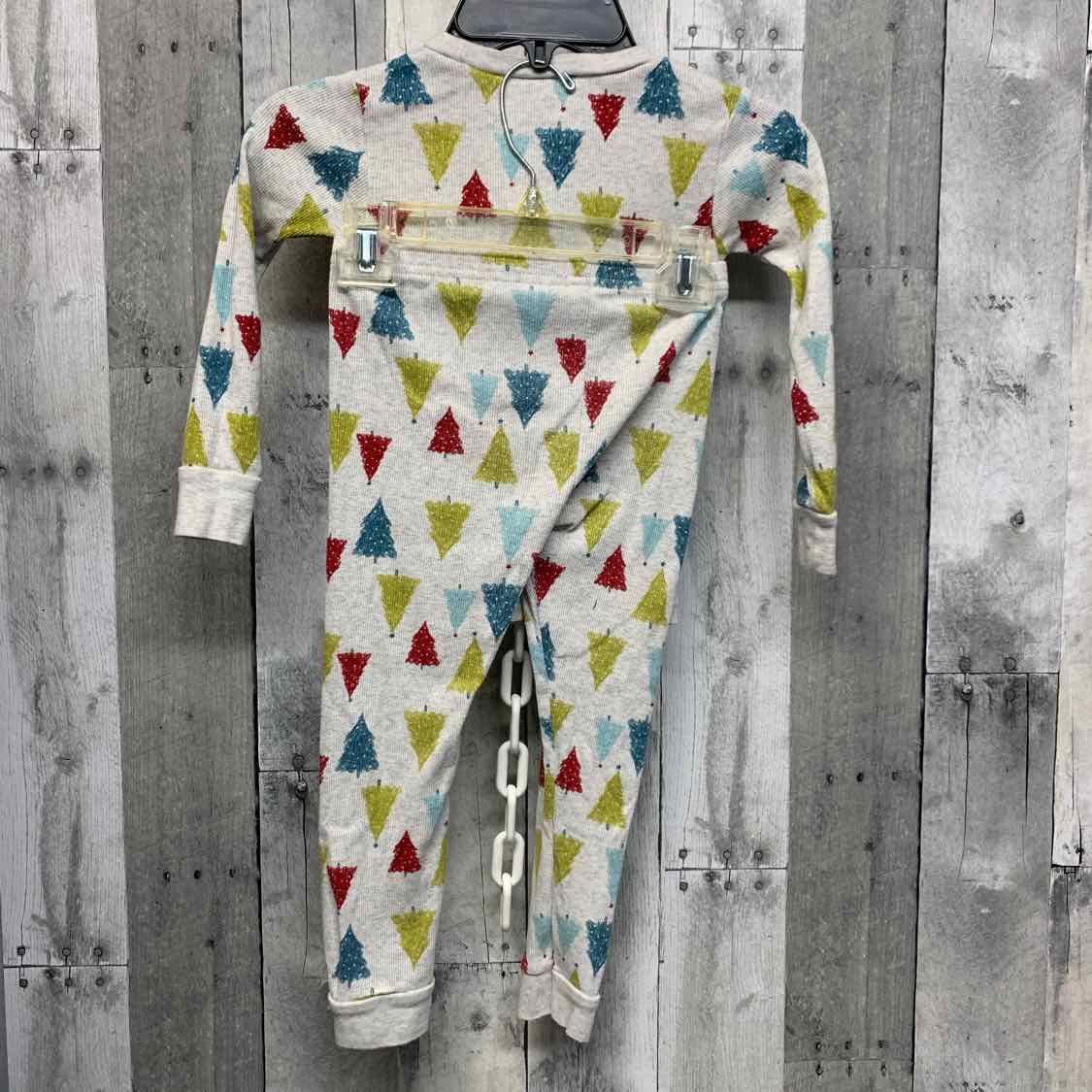 Size 4T Gray Print Just A Girl 2pc PJs