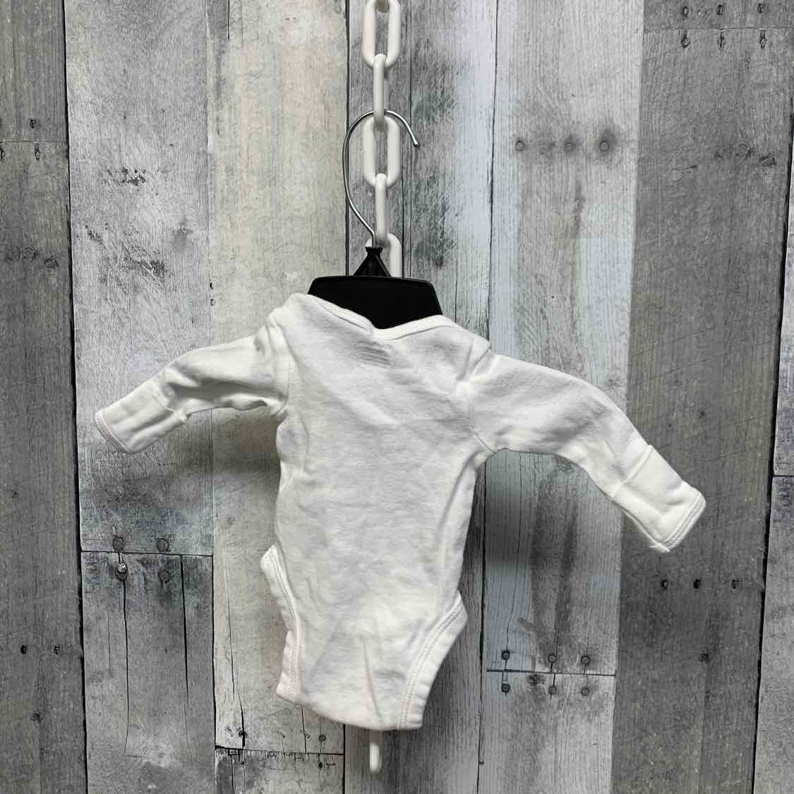 Size Preemie White Gerber Bodysuit