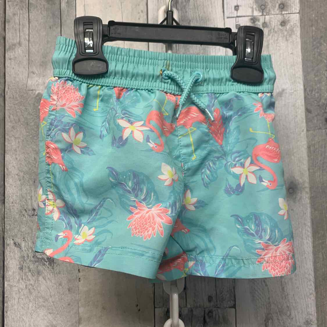 Size 12 Months Mint Camo Mid Brand Swim Trunks - OodlesCB