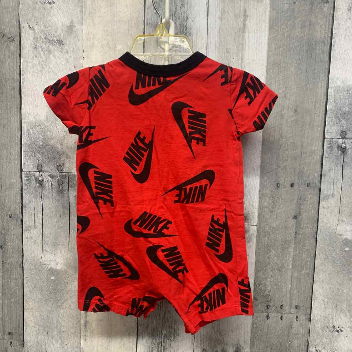 Size 0-6 Months Red Print Sport Brand Romper