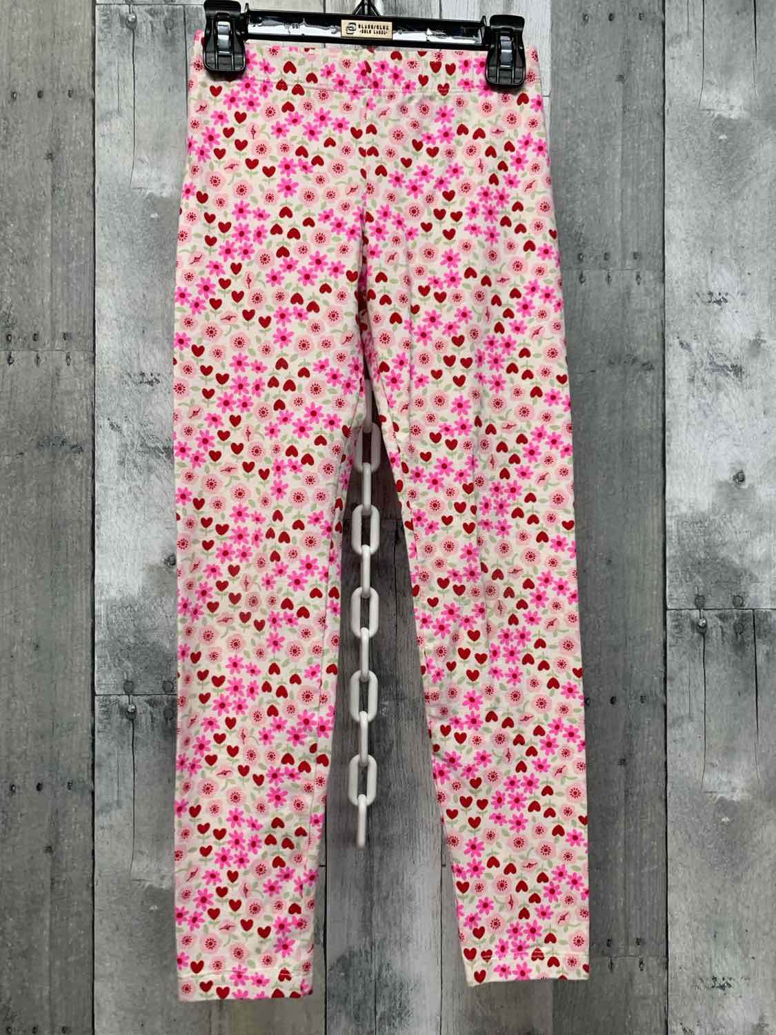 Size 7/8 Pink Floral Print Cat & Jack Leggings
