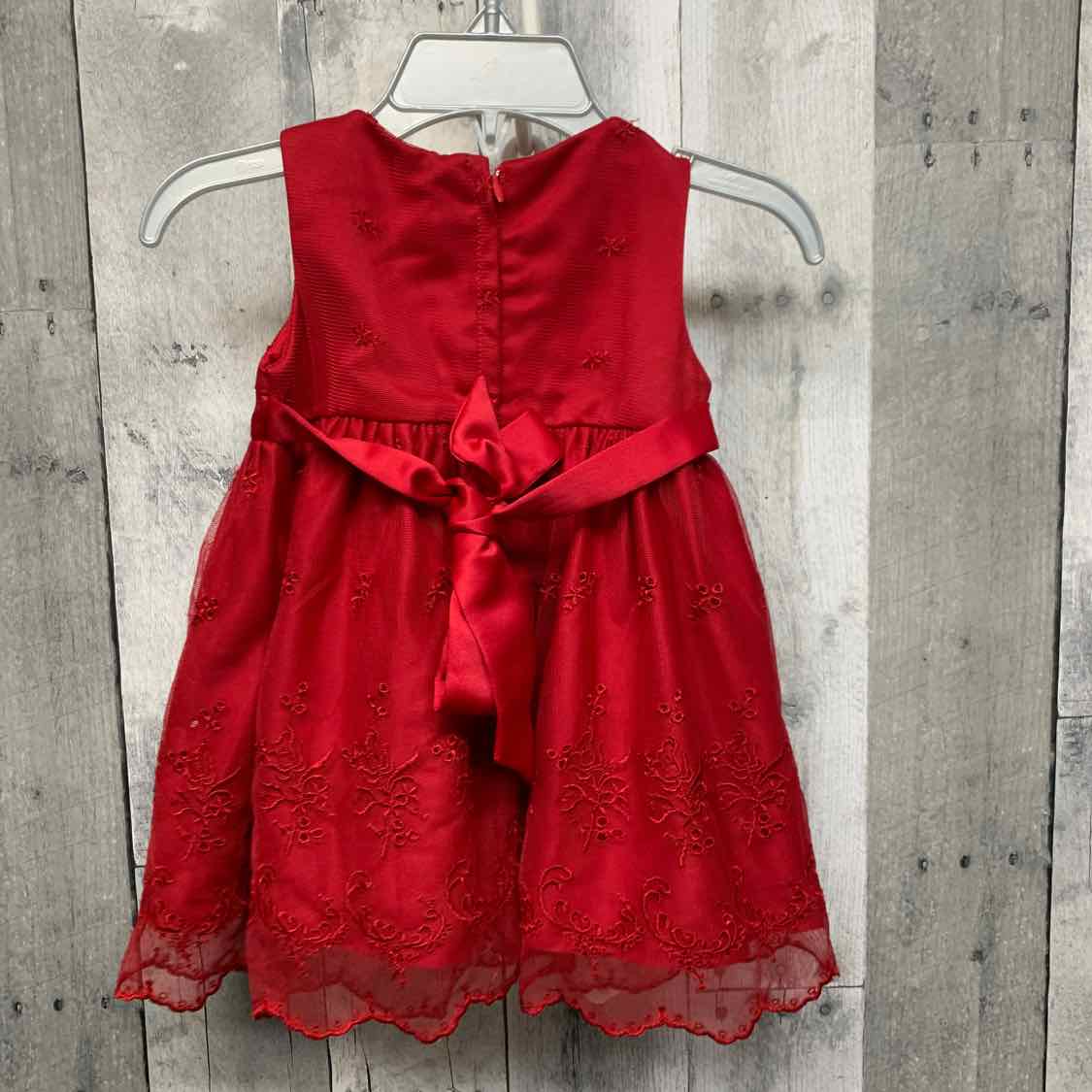 Size 6-9 Months Red B Brand Dress - Party